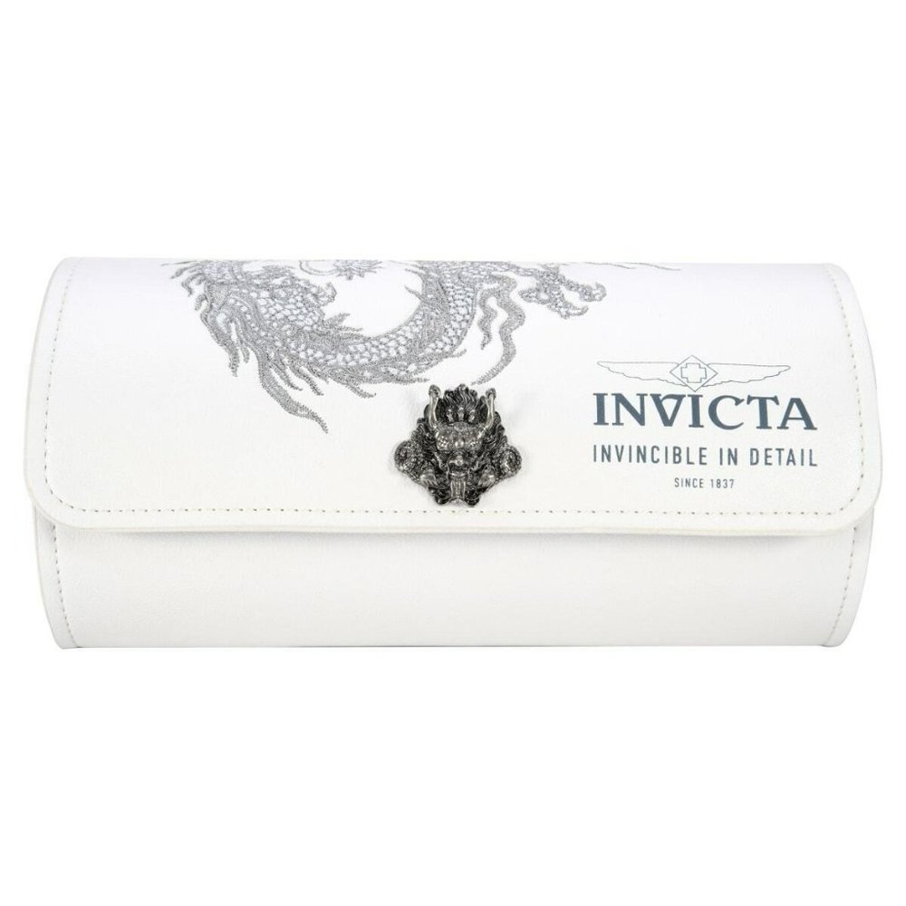 Invicta Watch 3-slot Dragon Watch Roll White